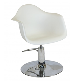 Erica ~ Hydraulic Styling Chair ~ White ~ Joiken Collection ~ Rubys Salon Supplies