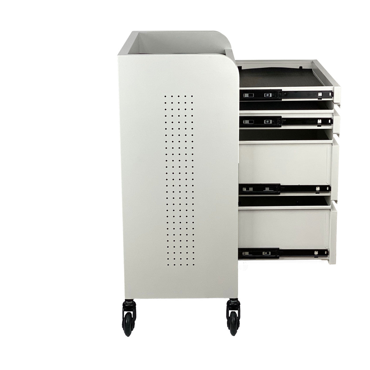 Joiken Fusion PLUS 4 Drawer Hairdressing Beauty Trolley - White