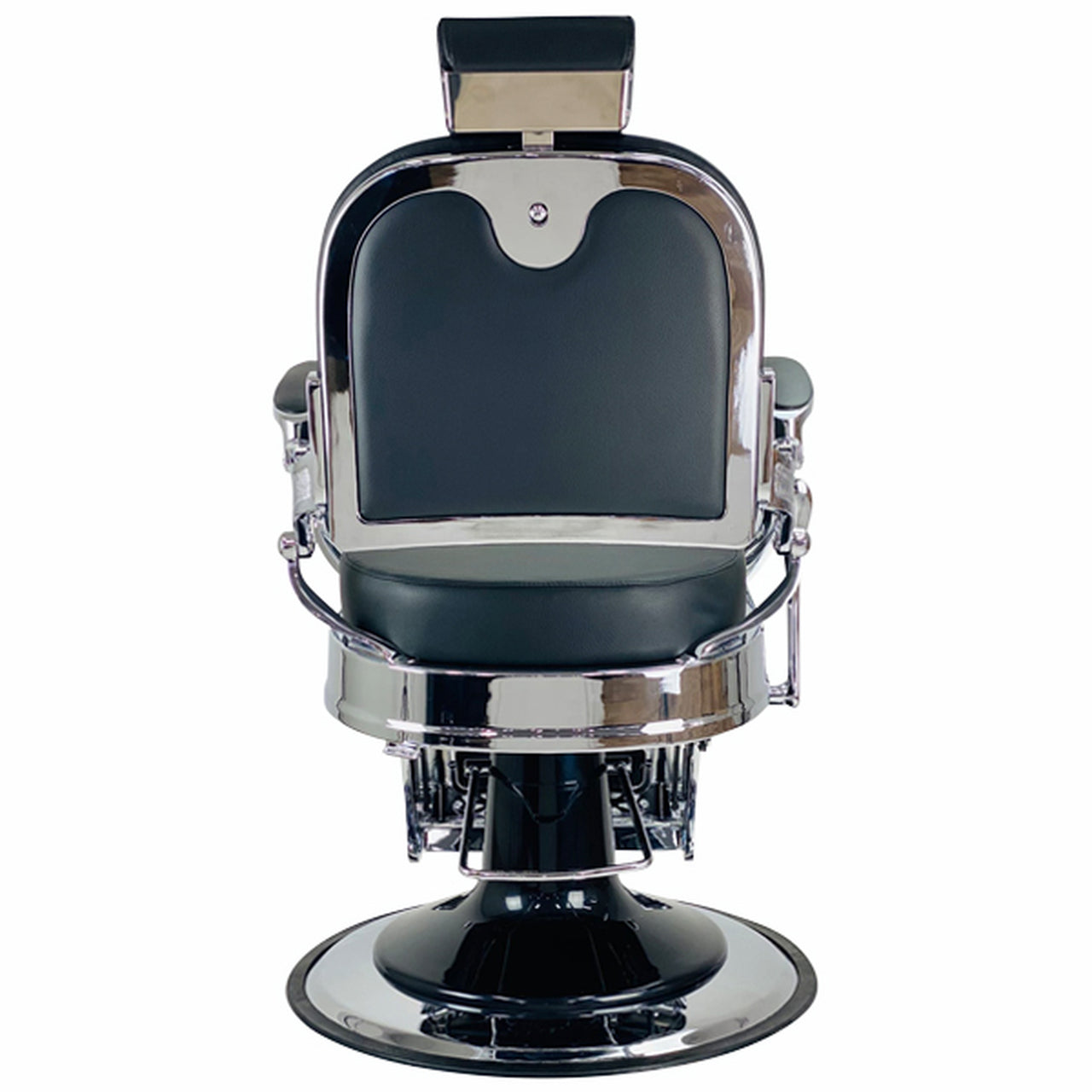 Havana Barber Chair - Chrome Frame Black Upholstery