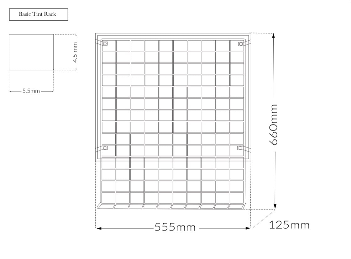 Joiken Basic Tint Rack (120 x 100g Tube Capacity)