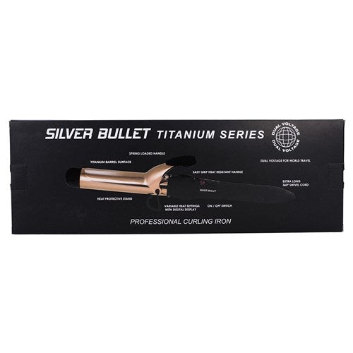 Silver Bullet Fastlane Titanium Rose Gold 32mm Curling Iron