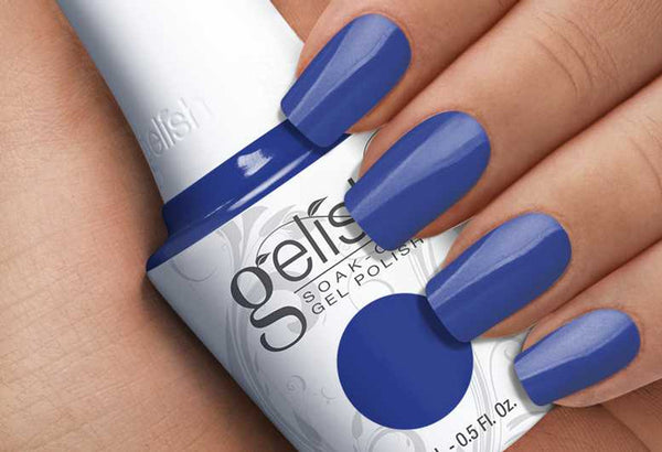 Blue store gelish nails